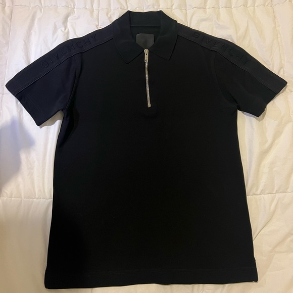 GIVENCHY BLACK POLO SHIRT - Picture 1 of 5